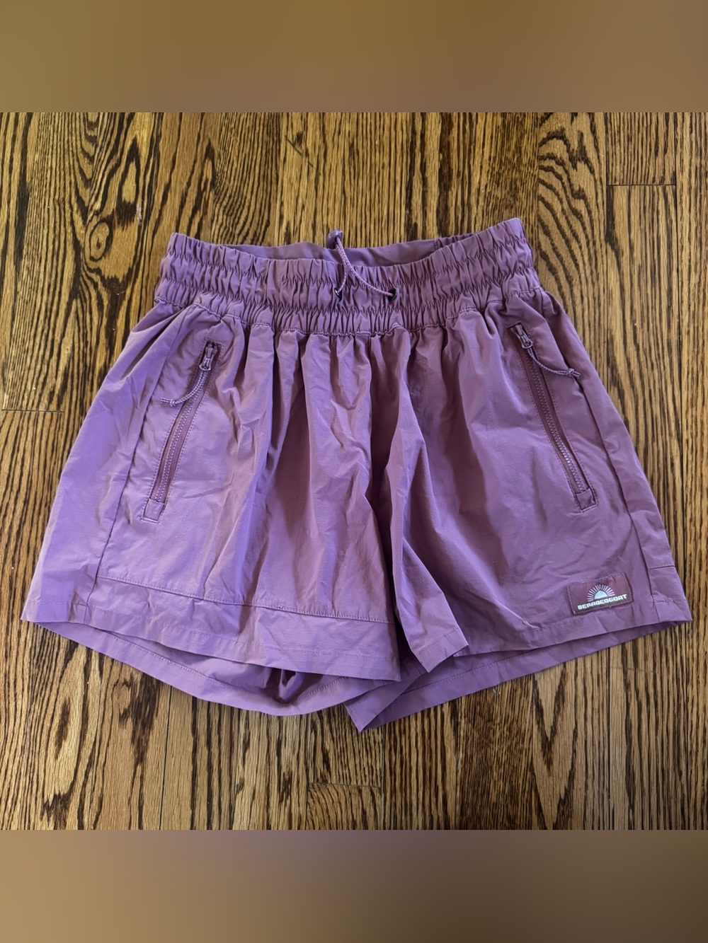 Bearded Goat Women's Alpina Shorts Size Small Pink Jogging Hiking Utility EUC